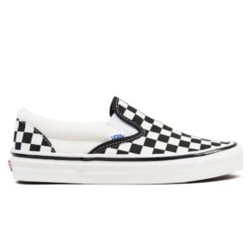 Vans Classic Slip On Black/White-Checkerboard