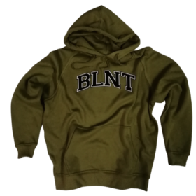Felpa Cappuccio BLNT "College" (Olive Green)