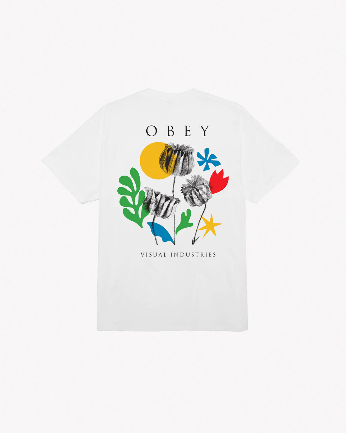 OBEY FLOWERS PAPERS TSHIRT