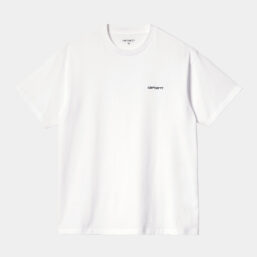 Script Embroidery T-Shirt White
