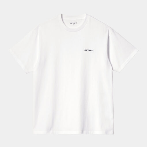 Script Embroidery T-Shirt White