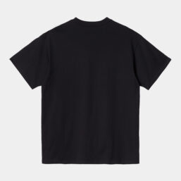 Script Embroidery T-Shirt Black