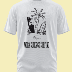 T-Shirt "La Ghigliottina" Surf White