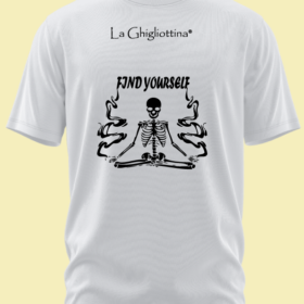 T-Shirt "La Ghigliottina" Find Yourself White