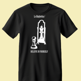 T-Shirt "La Ghigliottina" Belive in Yourself Black